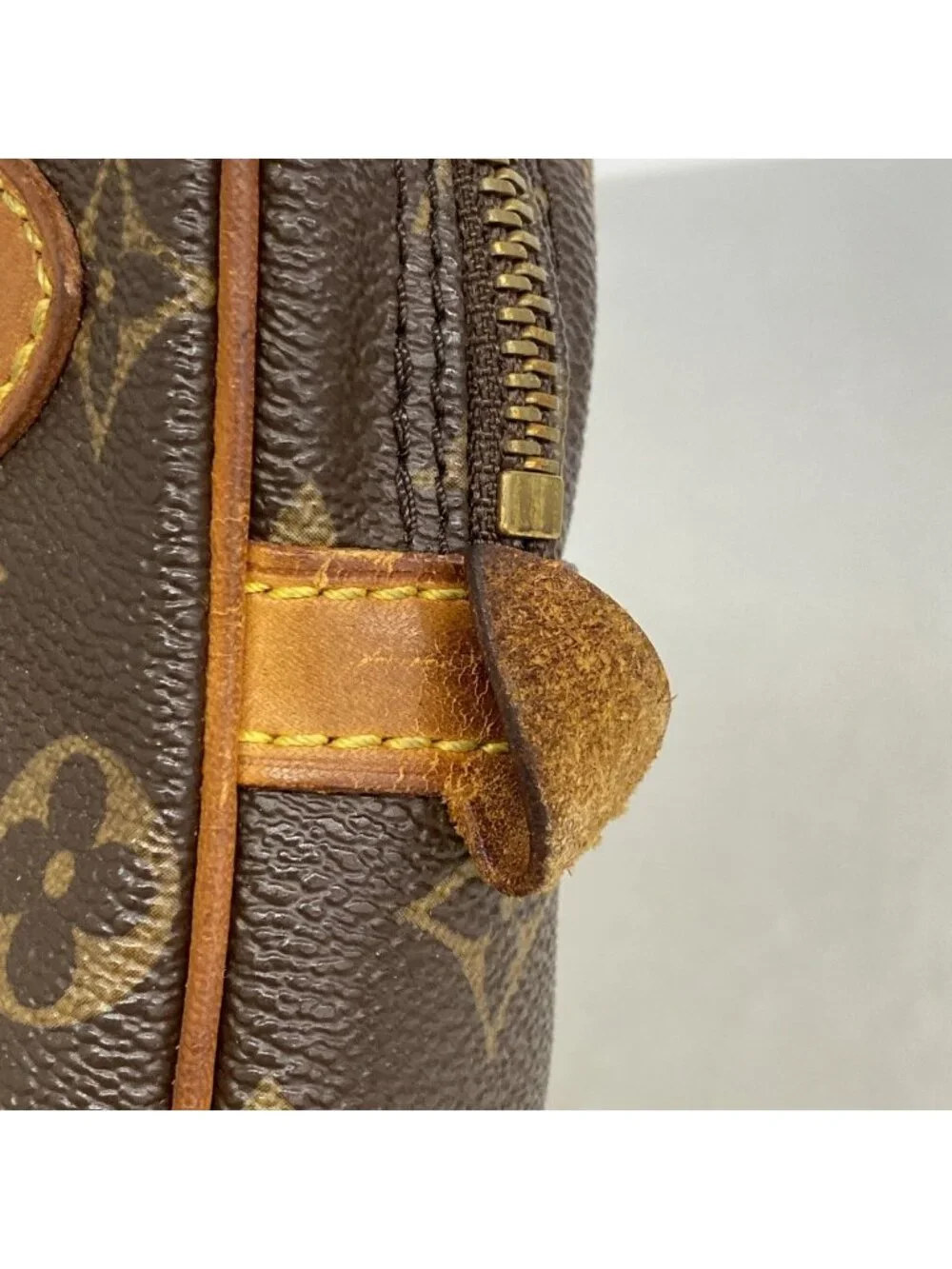 Louis Vuitton Clutch Monogram Marly Dragonne GM Brown